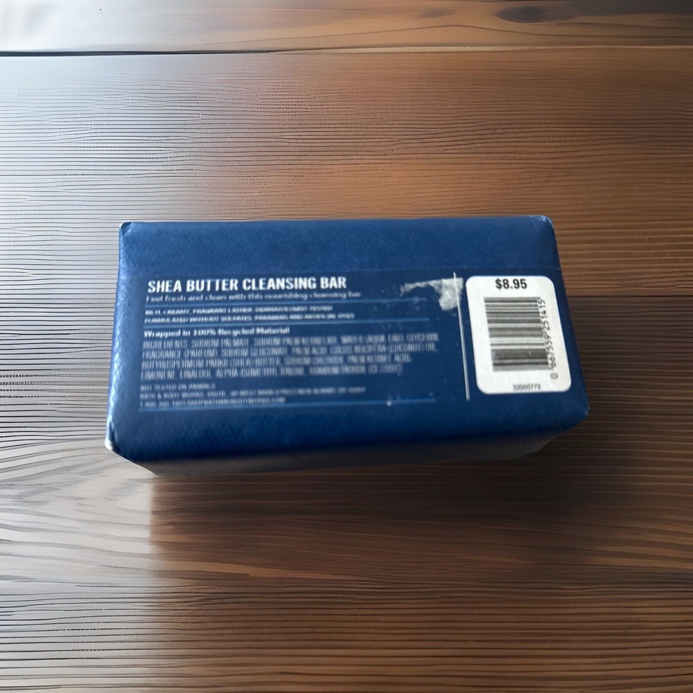 Bath & Body Works Ocean Shea Butter Cleansing Bar 5 oz Body‎ Soap Sealed - Picture 3 of 3